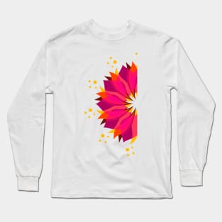 Abstract Flowers Long Sleeve T-Shirt